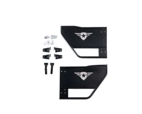 Combat Off Road Half Doors Rear Steel Pair Jeep Wrangler 2018-2023|Gladiator 2020-2023